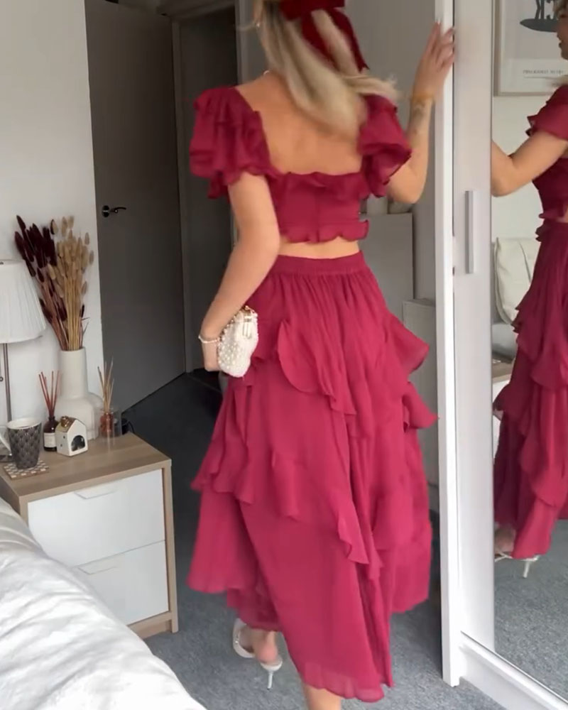 Elisa - Ruffled Dress
