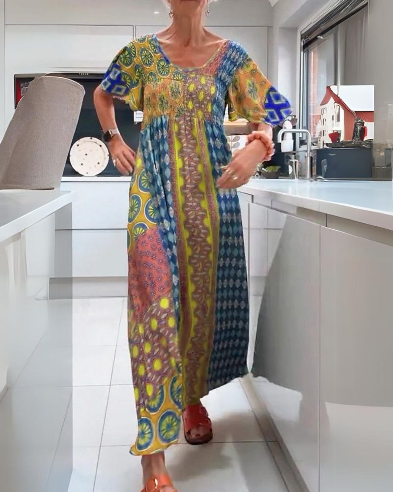MADELINE | COLOURFUL BOHEMIAN DRESS
