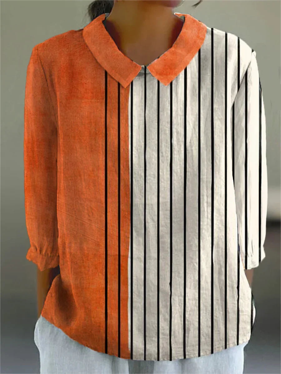 Evelia | Vintage Colorful Blouse