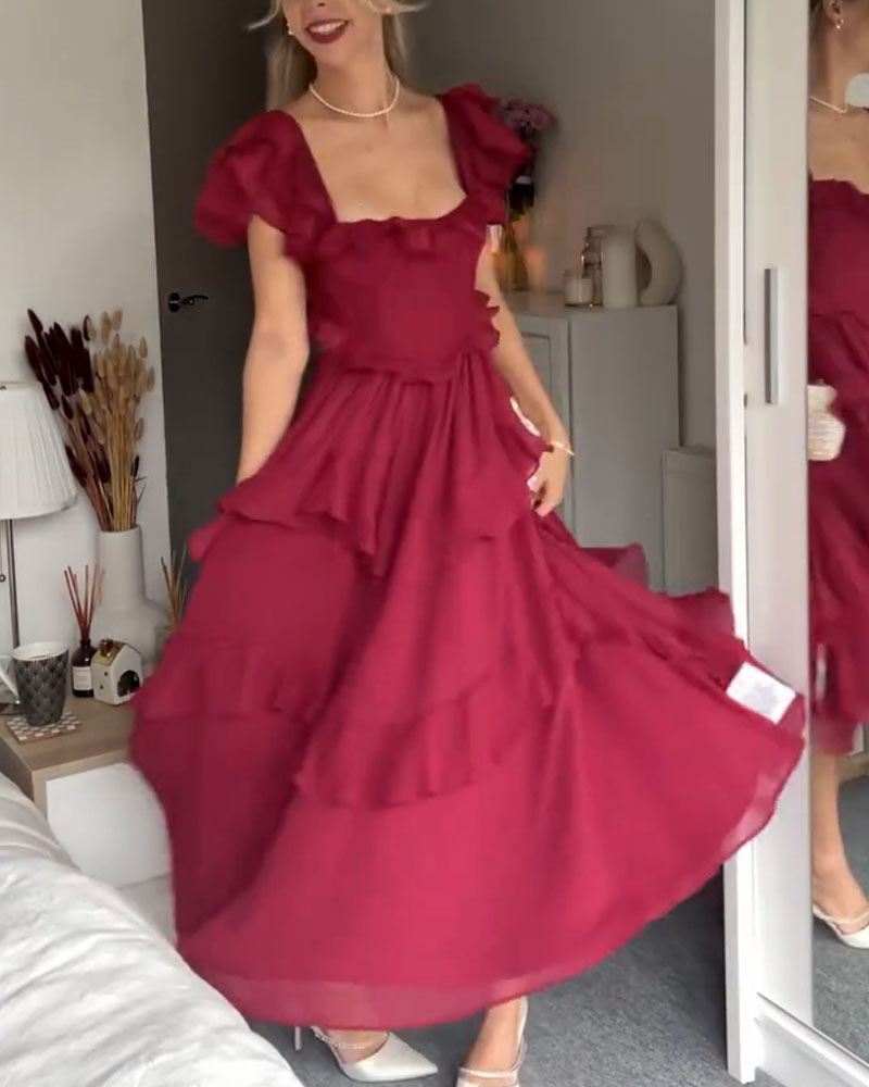 Elisa - Ruffled Dress