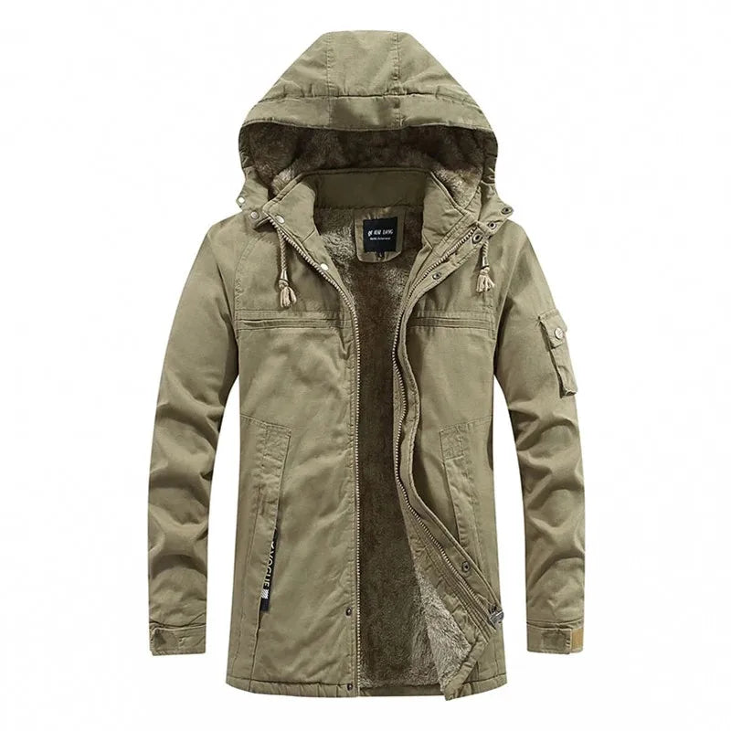 Byron | Comfortable Fleece Jacket with Hood