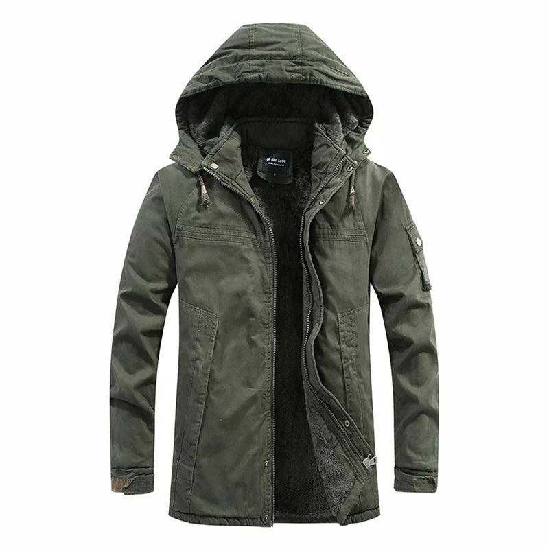Byron | Comfortable Fleece Jacket with Hood