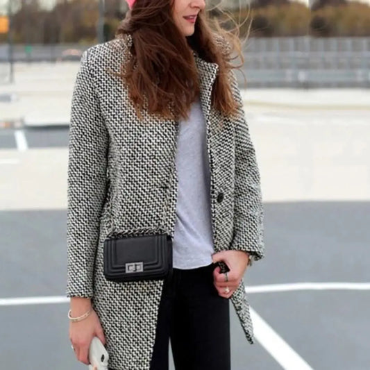 Sybil Elegant Long Wool Coat