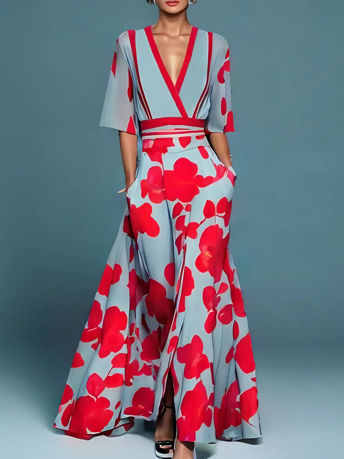 Jamie - Elegant floral patterned dress
