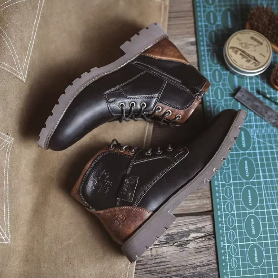 Aaron Vintage Leather Boots