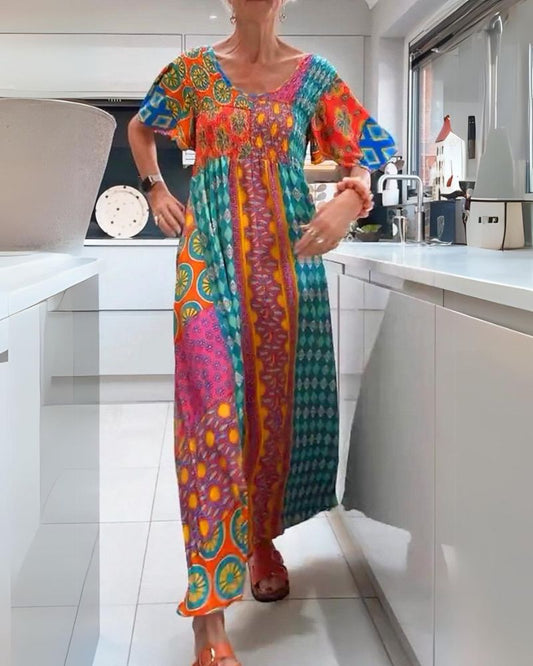 MADELINE | COLOURFUL BOHEMIAN DRESS