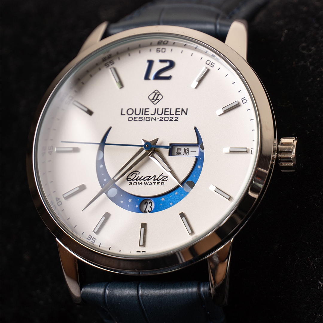 Chic Moonphase Timepiece