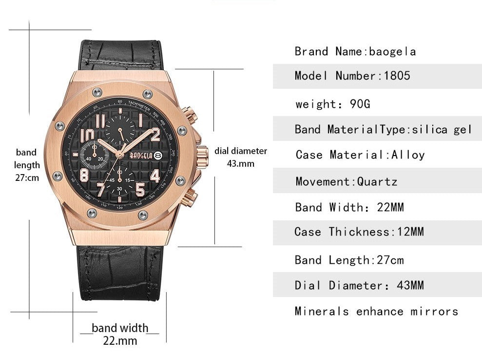 Everyday Chronograph Timepiece