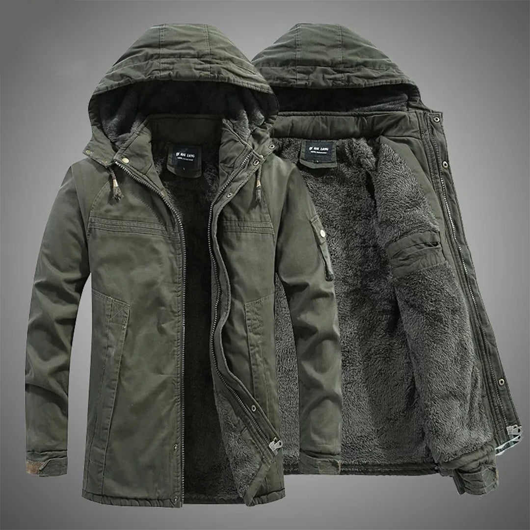 Byron | Comfortable Fleece Jacket with Hood