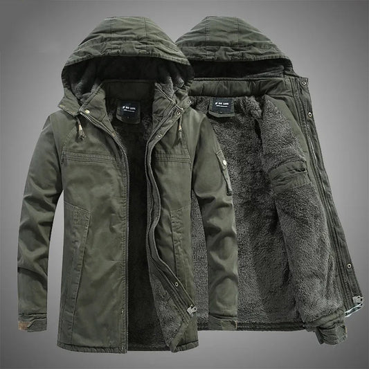 Byron | Comfortable Fleece Jacket with Hood