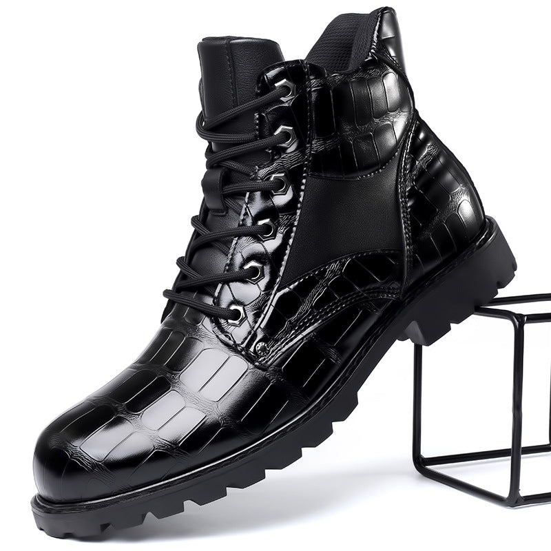Ethan | Premium Crocodile Leather Boots