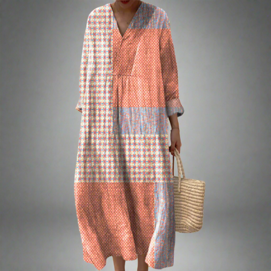 Alisa | Elegant Geometric Dress