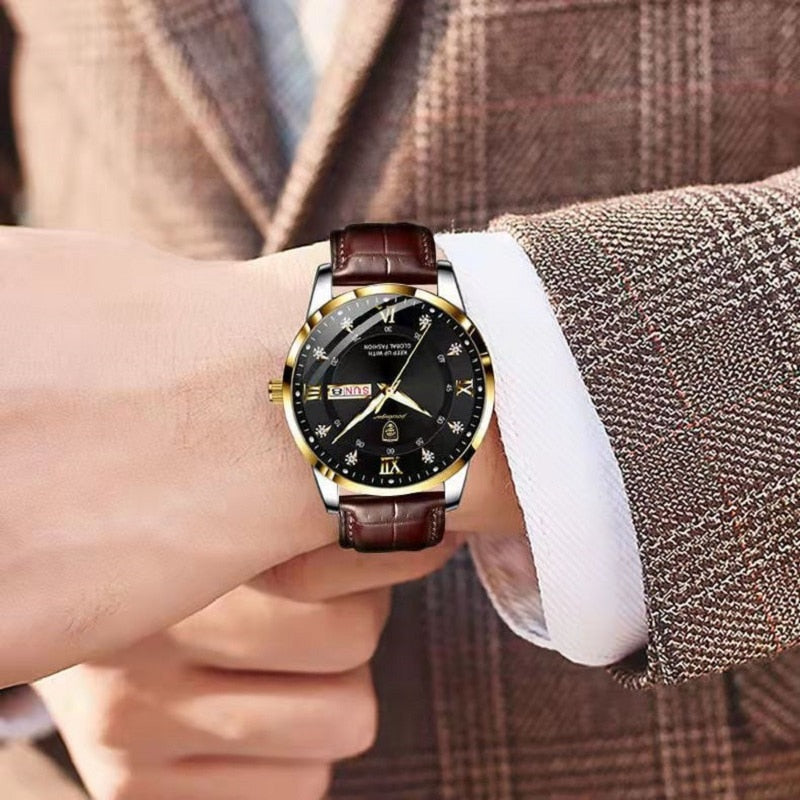 Men's Luminous Waterproof Watch