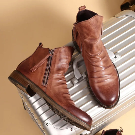 Daniel | Sleek Leather Chelsea Boots