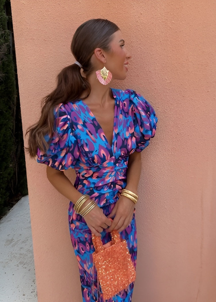 Daline - Elegant and Vibrant Dress