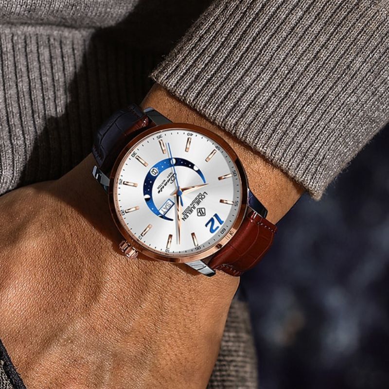 Chic Moonphase Timepiece