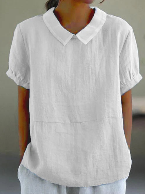 Deborah | Relaxed Fit Collared Blouse