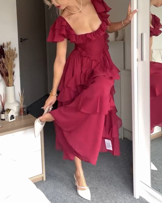 Elisa - Ruffled Dress