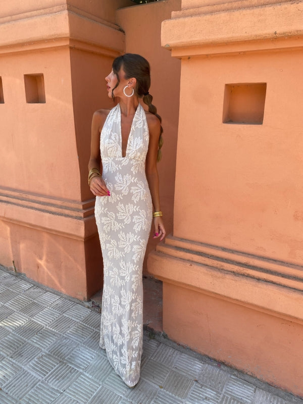 Goya beige dress