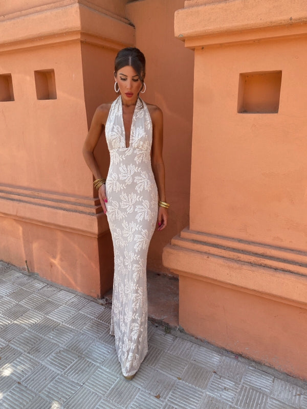 Goya beige dress