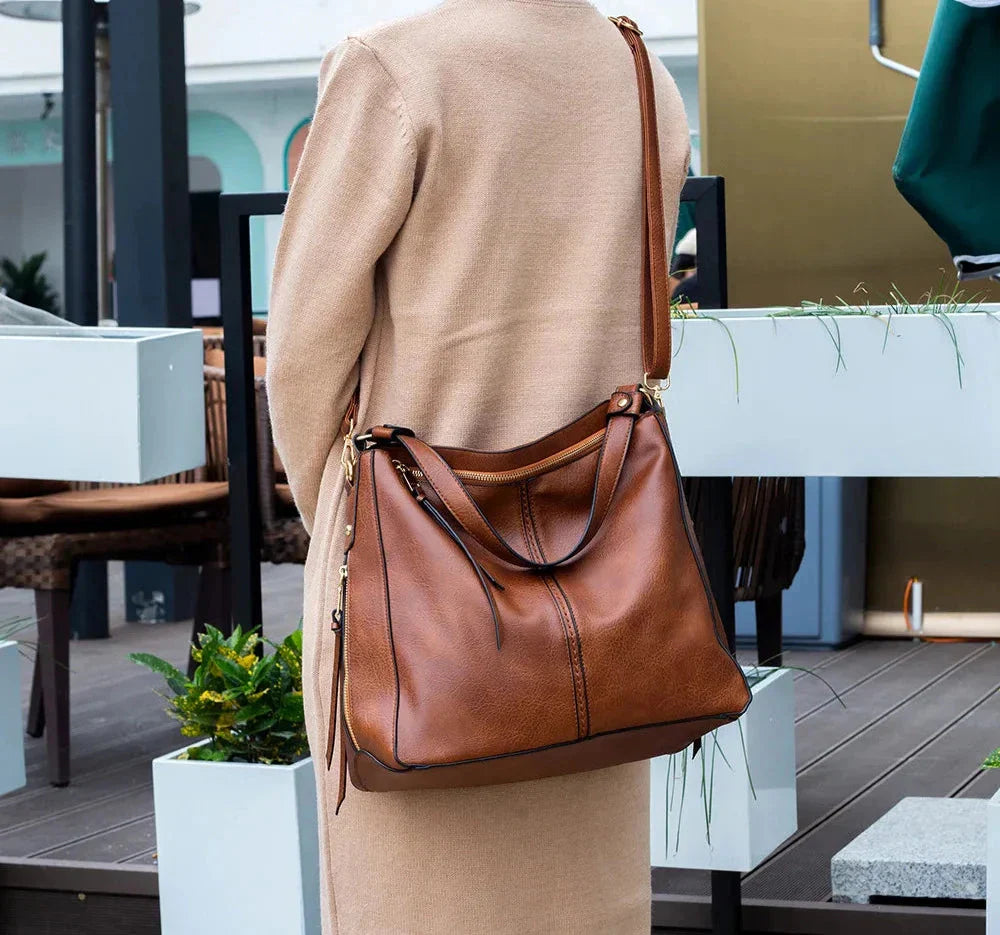 Leather Hobo Bag